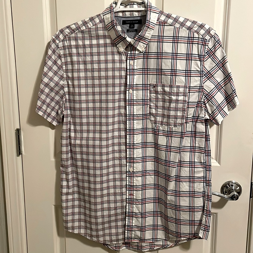 Tommy Hilfiger Short Sleeve Button Up Shirt XL